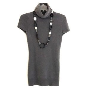 Scoop NYC cashmere short sleeve sweater